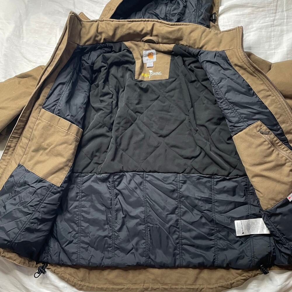 Carhartt Brown Hooded Jacket - Picture 4 of 9
